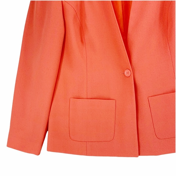 Karen Scott Single Breasted Collarless Blazer - Picture 3 of 13